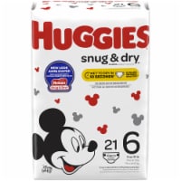 Huggies Snug & Dry Baby Diapers, Size 6 (35+ lbs) Perspective: Main