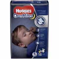 Huggies OverNites Baby Diapers, Size 6 (35+ lbs) Perspective: Main