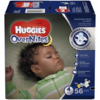 Huggies OverNites Baby Diapers, Size 4 (22-37 lbs) Perspective: Main