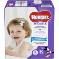 Huggies Little Movers Baby Diapers, Size 5 (27+ lbs) Perspective: Main
