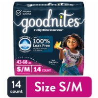 Girls' Size L-XL NightTime Underwear - 11 Pk by GoodNites at Fleet