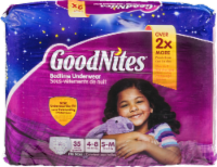 Goodnites Girls' Bedwetting Underwear, S/M (38-65 lbs) Perspective: Main