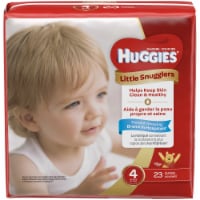 Huggies Little Snugglers Baby Diapers, Size 4 (22-37 lbs) Perspective: Main