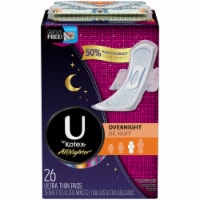 U by Kotex All Nighter Overnight Ultra Thin Pads Perspective: Main