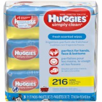 Huggies Simply Clean Fresh Scented Wipes Perspective: Main