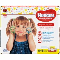 Huggies Simply Clean Fragrance Free Refill Baby Wipes Perspective: Main