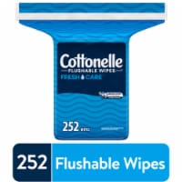 Cottonelle Fresh Care Flushable Wet Wipes Refill Pack Adult Wet Wipes