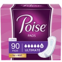 Poise Incontinence Pads for Women Ultimate Absorbency Bladder Control Pads Long Length