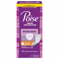 Poise® Microliners Regular Lightest Absorbency Incontinence Panty Liners Perspective: Main