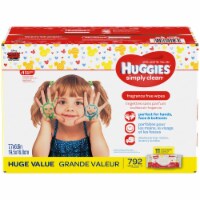 Huggies Simply Clean Unscented Baby Wipes 792 Count Perspective: Main