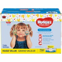 Huggies Simply Clean Fresh Scented Baby Wipes Multipack 792 Count Perspective: Main