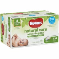 Huggies Natural Care Fragrance-Free Baby Wipes Huge Value Box 616 Count Perspective: Main