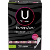U by Kotex Barely There Light Absorbency Long Unscented Panty Liners