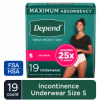 Depend Fresh Protection Adult Incontinence Underwear Maximum Absorbency  Large Blush Underwear, 40 count - Kroger