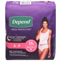 Depend® Night Defense® Women's Small Incontinence Underwear Perspective: Main