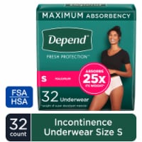 Depend Fresh Protection Adult Incontinence Underwear Maximum Absorbency Small Blush Underwear