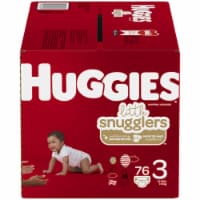 Huggies Little Snugglers Size 3 Baby Diapers 76 Count Perspective: Main