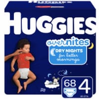 Huggies OverNites Baby Diapers, Size 4 (22-37 lbs) Perspective: Main