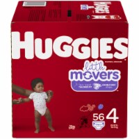Huggies Little Movers Baby Diapers, Size 4 (22-37 lbs) Perspective: Main