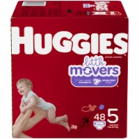 Huggies Little Movers Baby Diapers, Size 5 (27+ lbs) Perspective: Main
