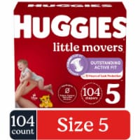 Huggies Little Movers Baby Diapers Size 5 (27+ lbs)