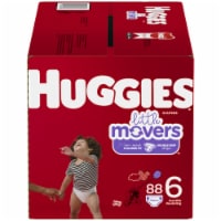 Huggies Little Movers Baby Diapers, Size 6 (35+ lbs) Perspective: Main