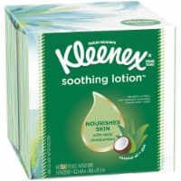Kleenex® Soothing Lotion with Aloe & Vitamin E Facial Tissues Perspective: Main