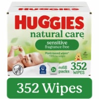 Huggies Natural Care Unscented Sensitive Baby Wipes Perspective: Main