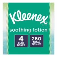 Kleenex Soothing Lotion Facial Tissues Cube Boxes