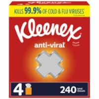 Kleenex Anti-Viral Facial Tissues Cube Boxes Perspective: Main