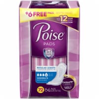 Poise Moderate Absorbency Regular Length Incontinence Pads Perspective: Main