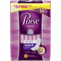 Poise Ultimate Absorbency Long Length Incontinence Pads Perspective: Main
