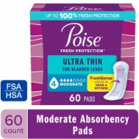 Poise Daily Incontinence Panty Liners, 2 Drop, Very Light Absorbency,  Regular, 48Ct 