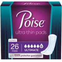 Poise Ultra Thin Ultimate Absorbency Incontinence Pads Perspective: Main