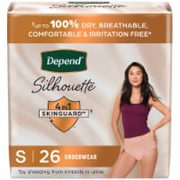 Depend Silhouette Adult Incontinence Maximum Pink Underwear