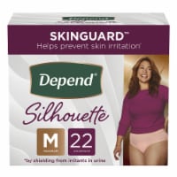 Depend Silhouette Maximum Absorbency Large Pink Incontinence & Postpartum  Underwear for Women, 12 ct - City Market