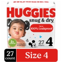 Huggies Snug & Dry Baby Diapers Size 1 (8-14 lbs), 38 ct - Fry's Food Stores