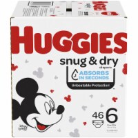Huggies Snug & Dry Baby Diapers, Size 6 (35+ lbs) Perspective: Main