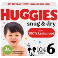 Huggies Snug & Dry Baby Diapers Size 6 (35+ lbs)