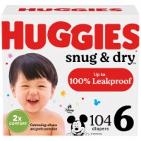Huggies Snug & Dry Baby Diapers Size 6 (35+ lbs) Perspective: Main