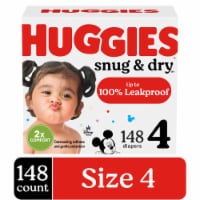 Huggies Snug & Dry Baby Diapers Size 4 (22-37 lbs)