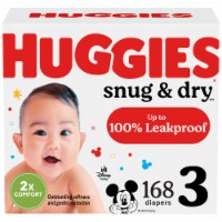 Huggies Snug & Dry Baby Diapers Size 3 (16-28 lbs) Perspective: Main