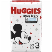 Huggies Snug & Dry Baby Diapers, Size 3 (16-28 lbs)
