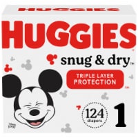 Huggies Snug & Dry Baby Diapers Size 1 (8-14 lbs), 38 ct - Fry's Food Stores