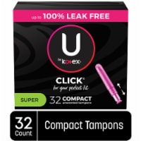 U by Kotex Click Compact Super Tampons