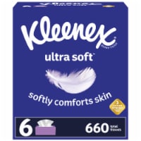 Kleenex Ultra Soft Facial Tissues - Flat Boxes