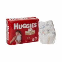 Huggies Little Snugglers Baby Baby Diaper Newborn, Up to 10 lbs. 52238, 24 Ct