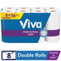 Viva Multi-Surface Cloth Paper Towels Choose-A-Sheet Double Rolls