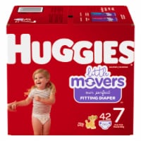 Huggies Little Movers Baby Diapers, Size 7 (41+ lbs)