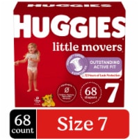 Huggies Little Movers Baby Diapers Size 7 (41+ lbs) Perspective: Main